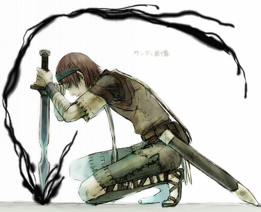 wander (shadow of the colossus) drawn by ha.skr_(hasukara)