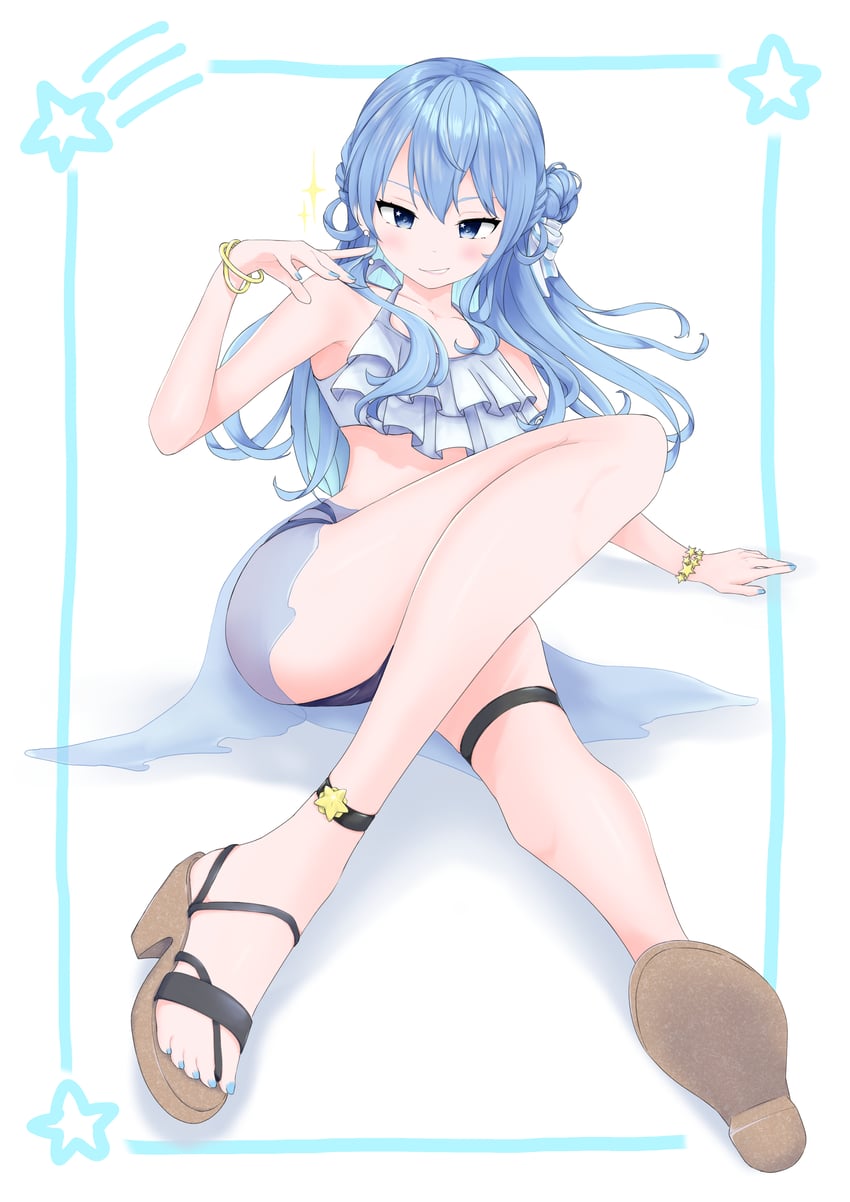hoshimachi suisei (hololive) drawn by typetm0803