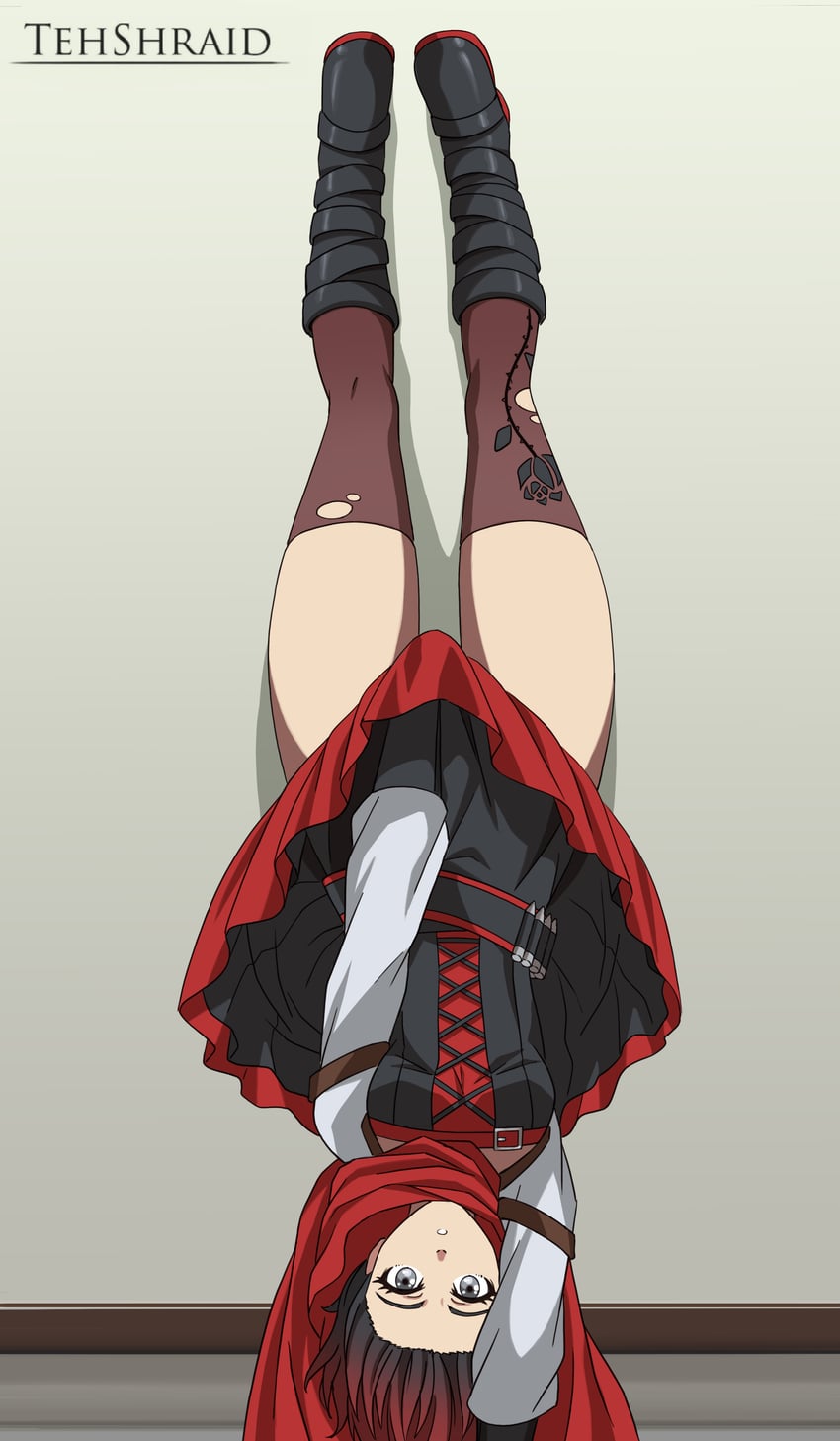 ruby rose (rwby and 1 more) drawn by tehshraid