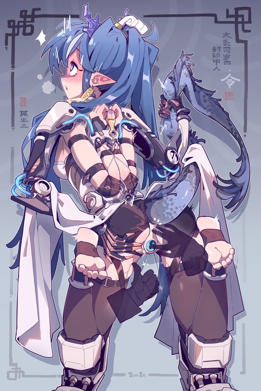 ling (arknights) drawn by imazawa