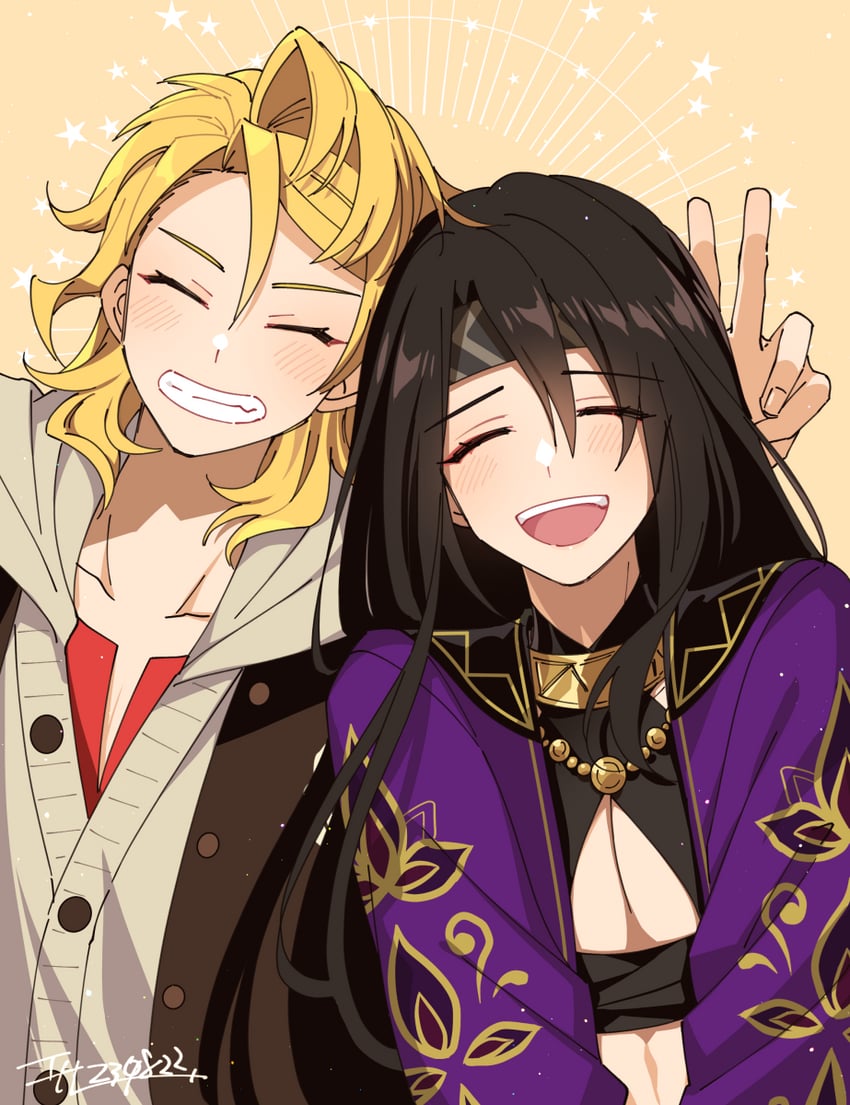 amber and seadall (fire emblem and 1 more) drawn by l_(matador)