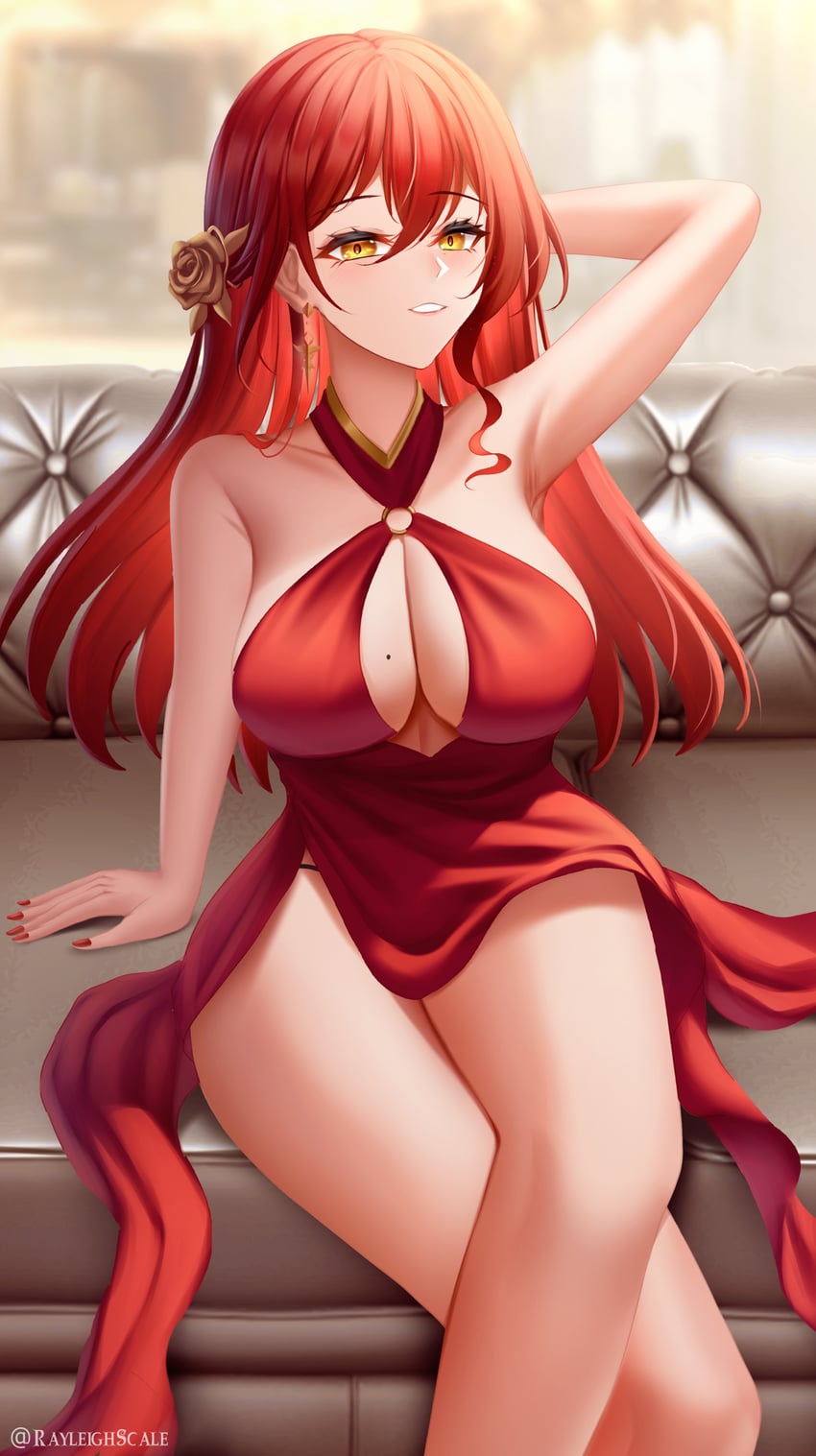 himeko (honkai and 1 more) drawn by rayleigh_scale