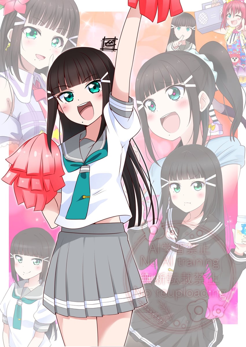 kurosawa dia and kurosawa ruby (love live! and 1 more) drawn by zero-theme