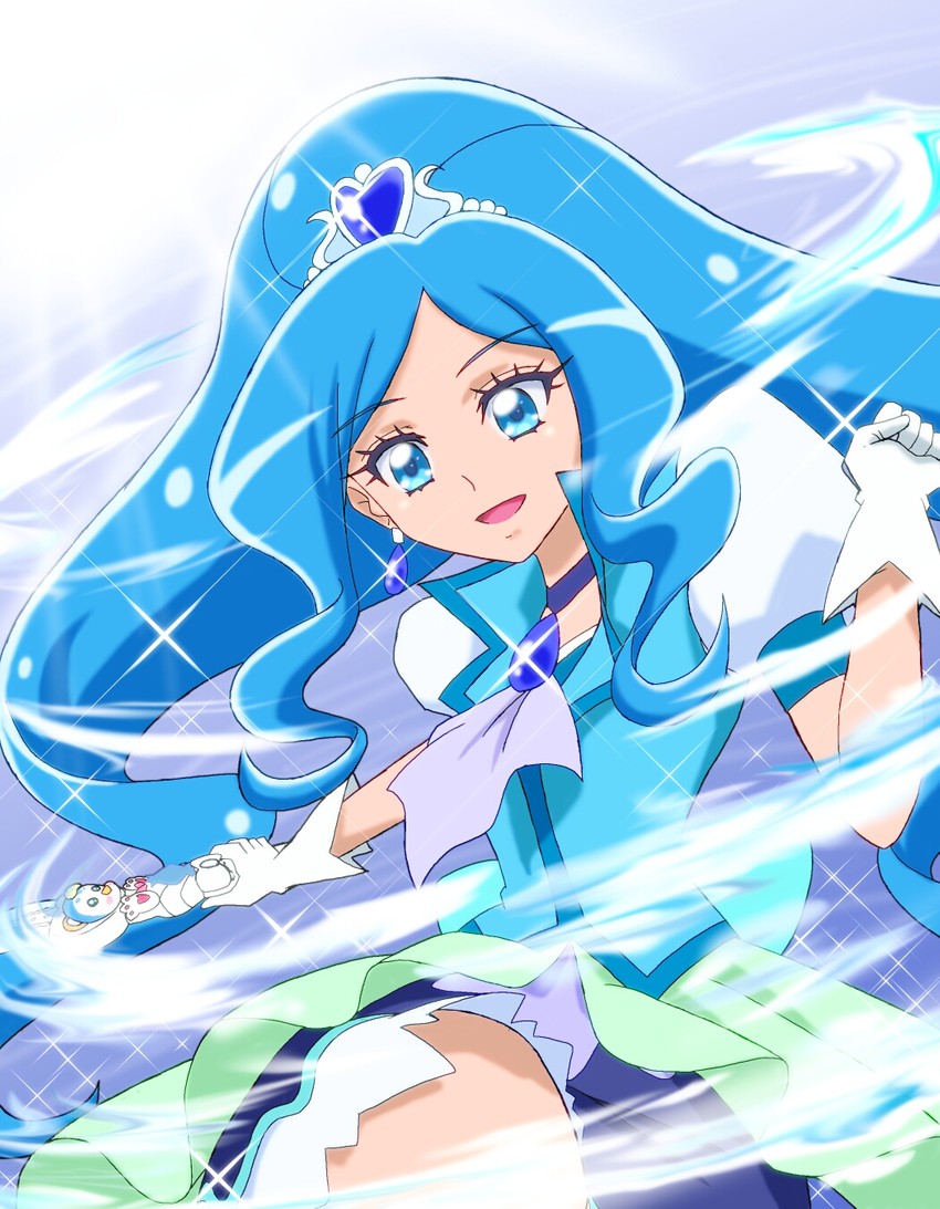 sawaizumi chiyu and cure fontaine (precure and 1 more) drawn by moritakusan
