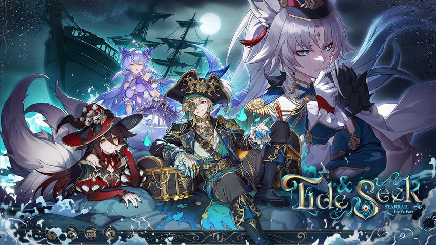 robin, aventurine, feixiao, tingyun, and fugue (honkai and 1 more)