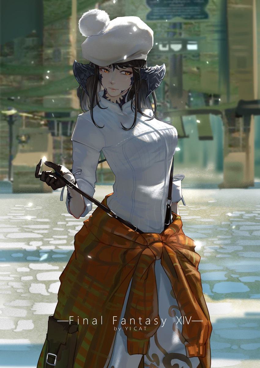 warrior of light (final fantasy and 1 more) drawn by yi_cat