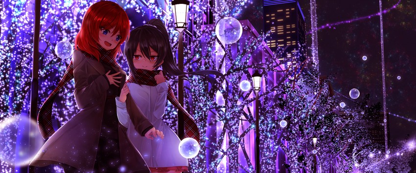 nishikino maki and yazawa nico (love live! and 2 more) drawn by orein