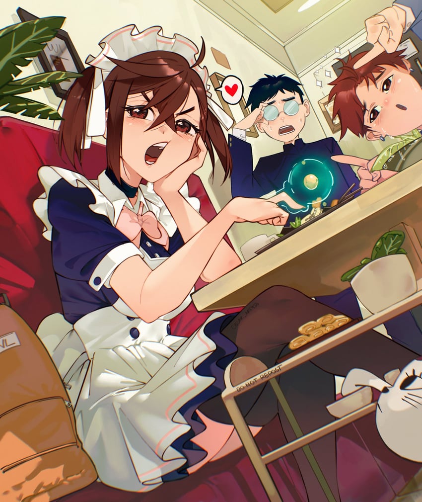 ayase momo, takakura ken, turbo granny, and enjoji jin (dandadan) drawn by cesar_art456