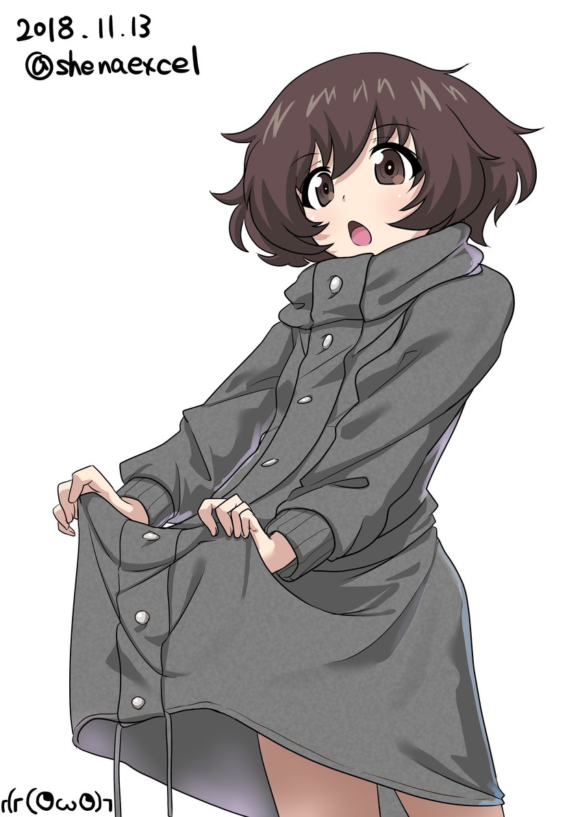 akiyama yukari (girls und panzer) drawn by shiina_excel