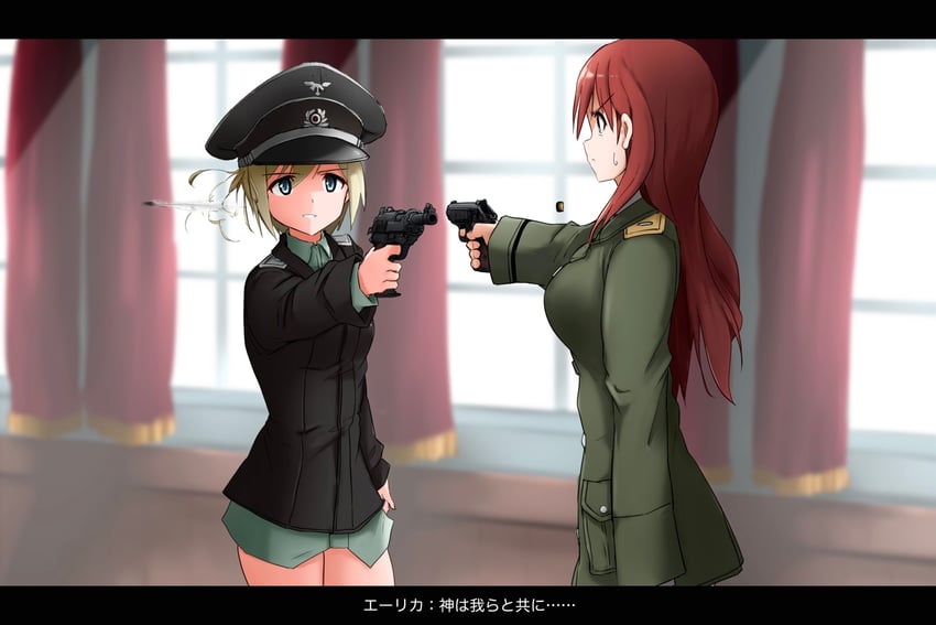 erica hartmann and minna-dietlinde wilcke (world witches series and 1 more) drawn by yohijikon