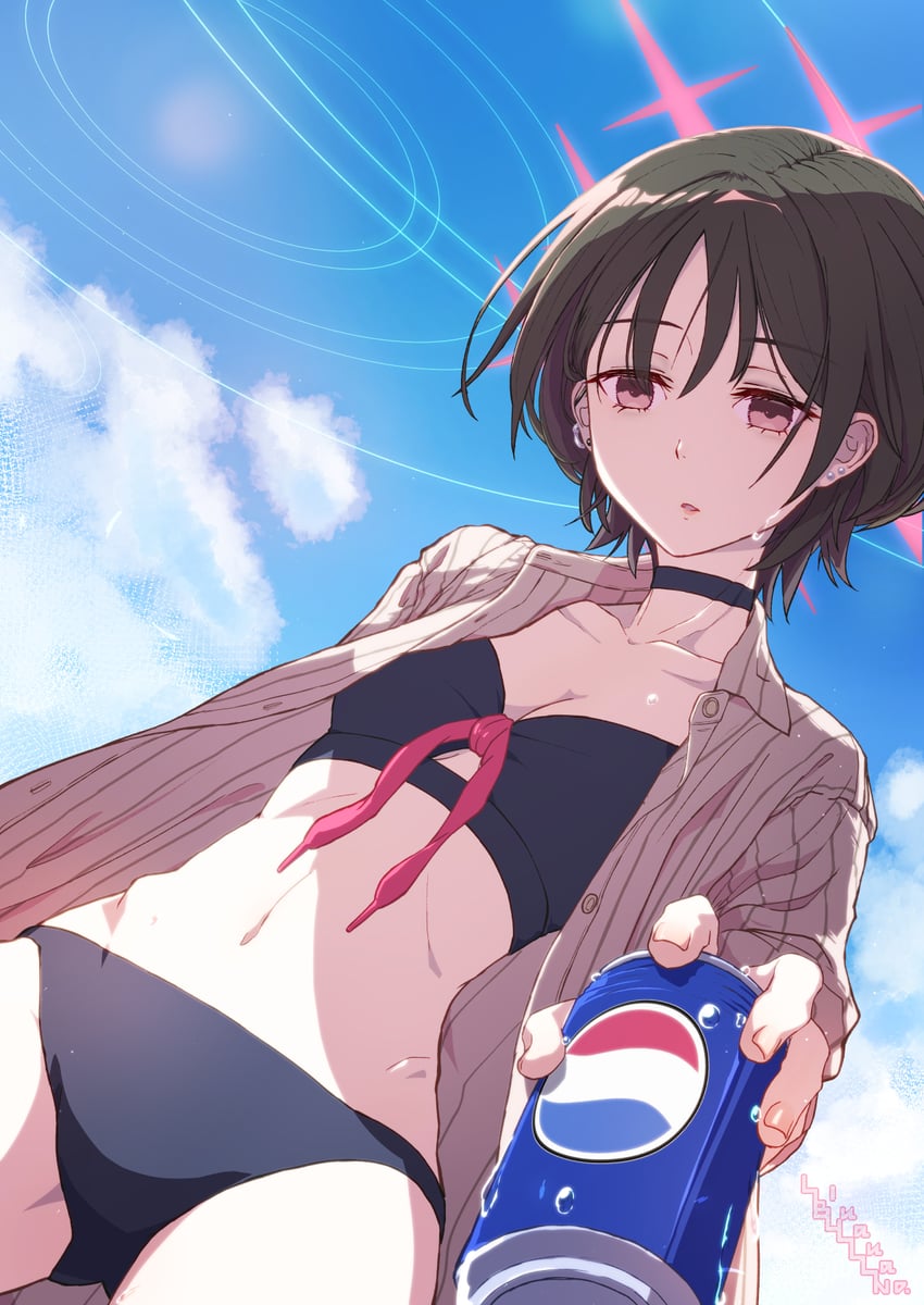 misaki (blue archive and 1 more) drawn by shibuya_susano
