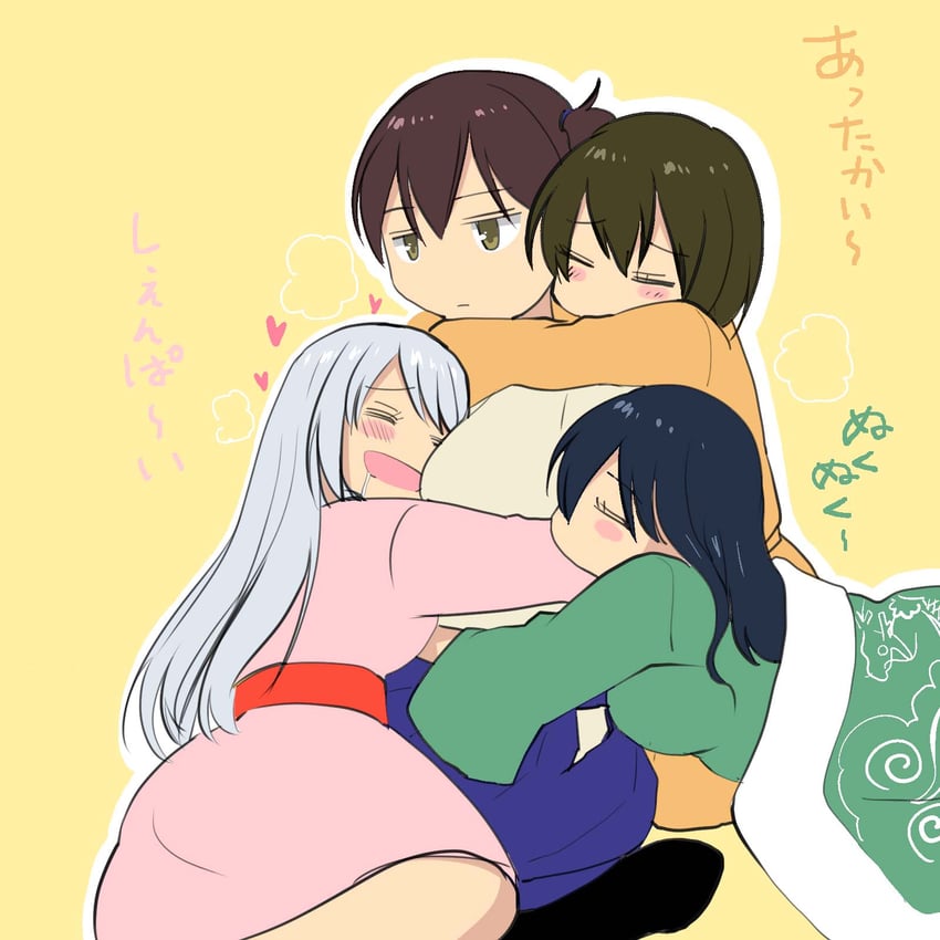 kaga, shoukaku, souryuu, and hiryuu (kantai collection) drawn by masukuza_j