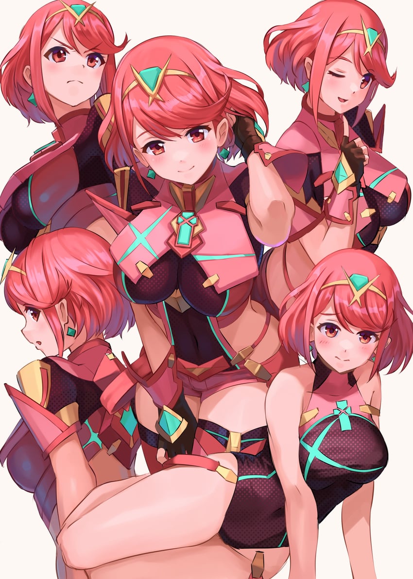 pyra (xenoblade chronicles and 1 more) drawn by saburou_(jako)