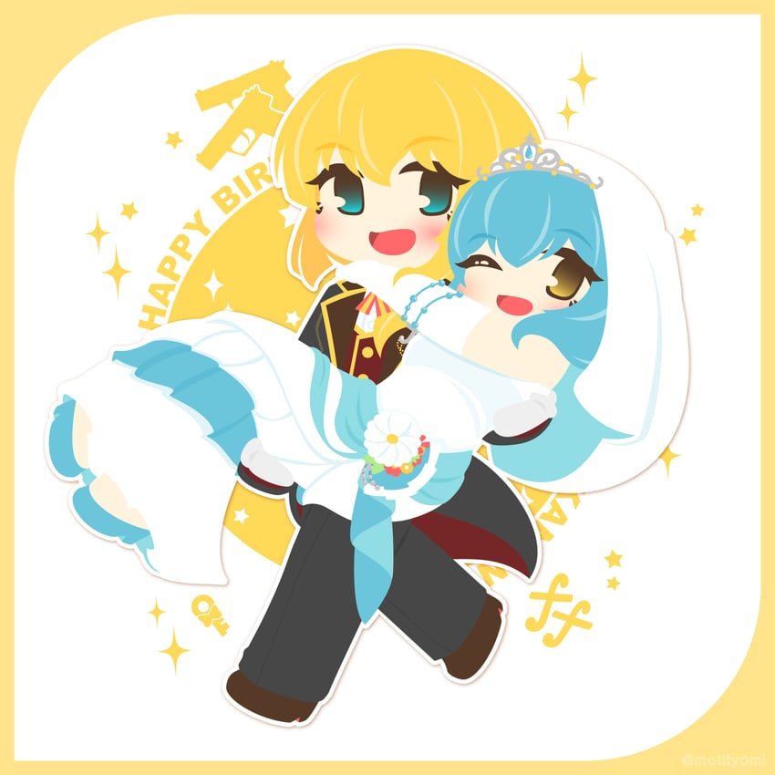 kougami kanon and kunieda shiho (battle girl high school) drawn by motyomi