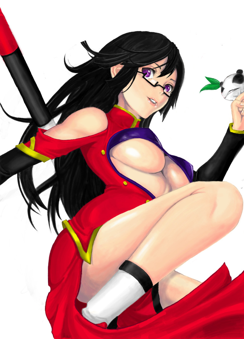 litchi faye ling and lao jiu (blazblue) drawn by akihero