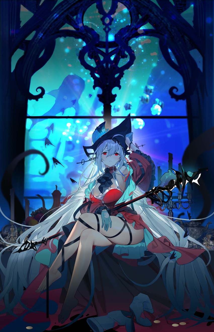 skadi and skadi the corrupting heart (arknights) drawn by bahao_diqiu