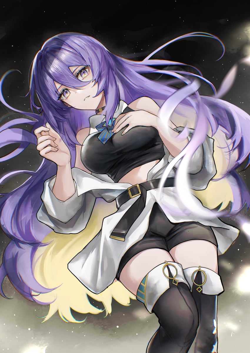 moona hoshinova (hololive and 1 more) drawn by saikako