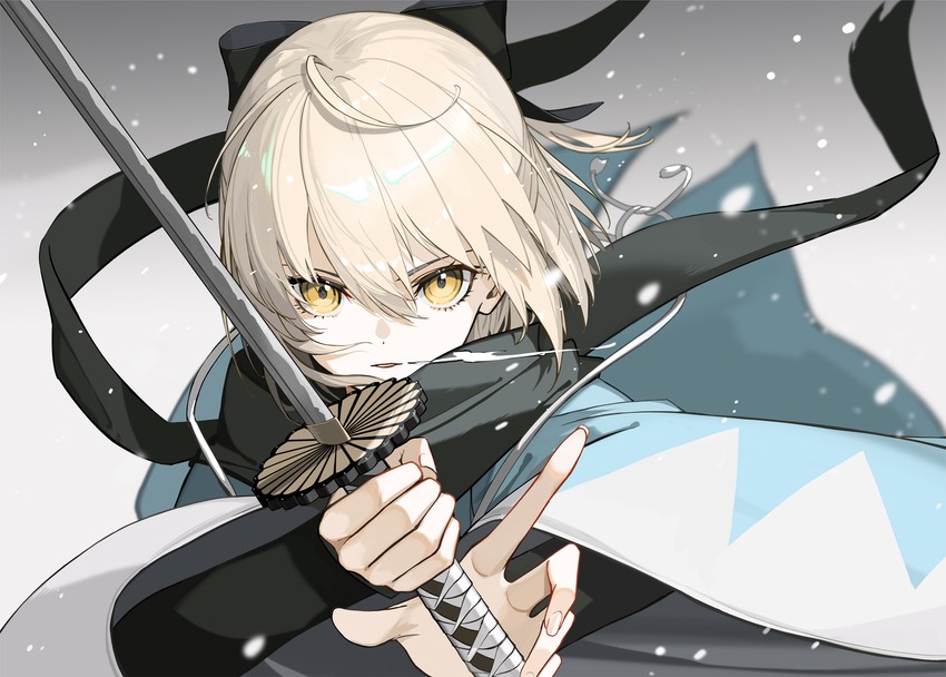okita souji (fate and 2 more) drawn by rikui_(rella2930)