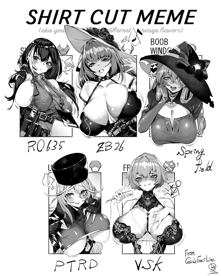 ro635, vsk-94, zb-26, ptrd, and springfield (girls' frontline) drawn by iapoc