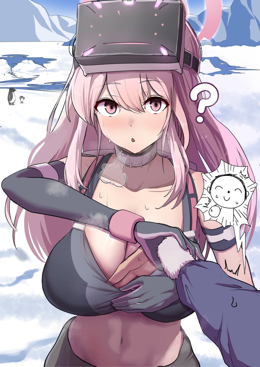 sensei, doodle sensei, and eimi (blue archive) drawn by kisetsu_fuu_(seasonally)