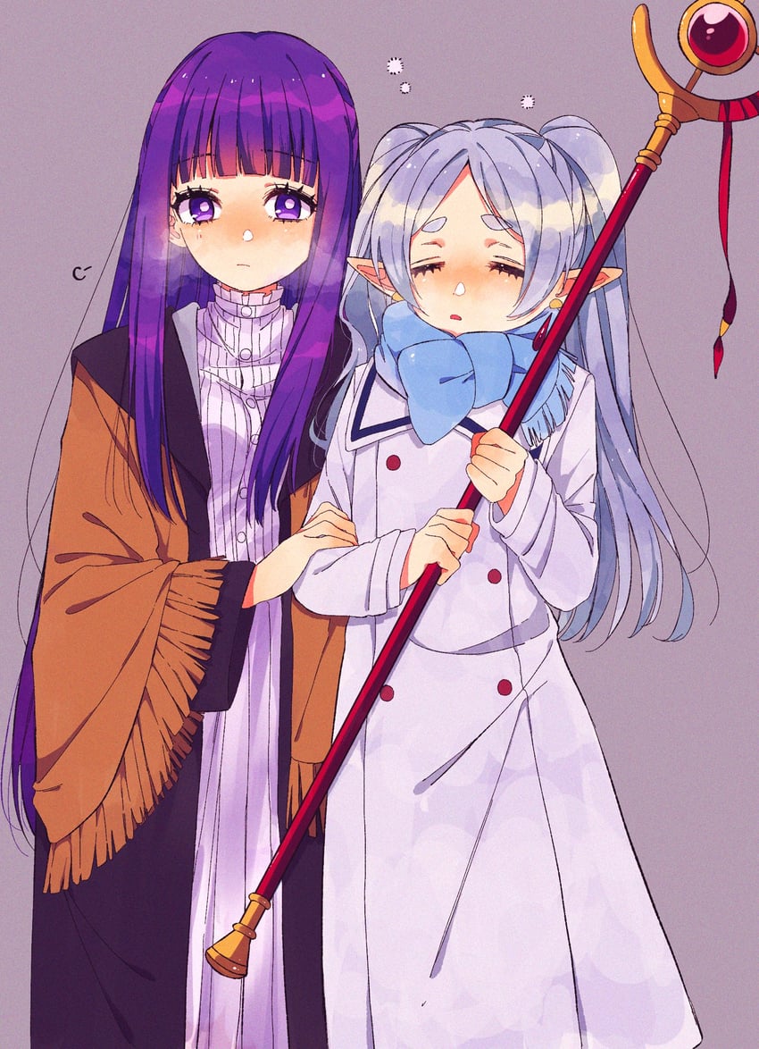 frieren and fern (sousou no frieren) drawn by rumic_0620