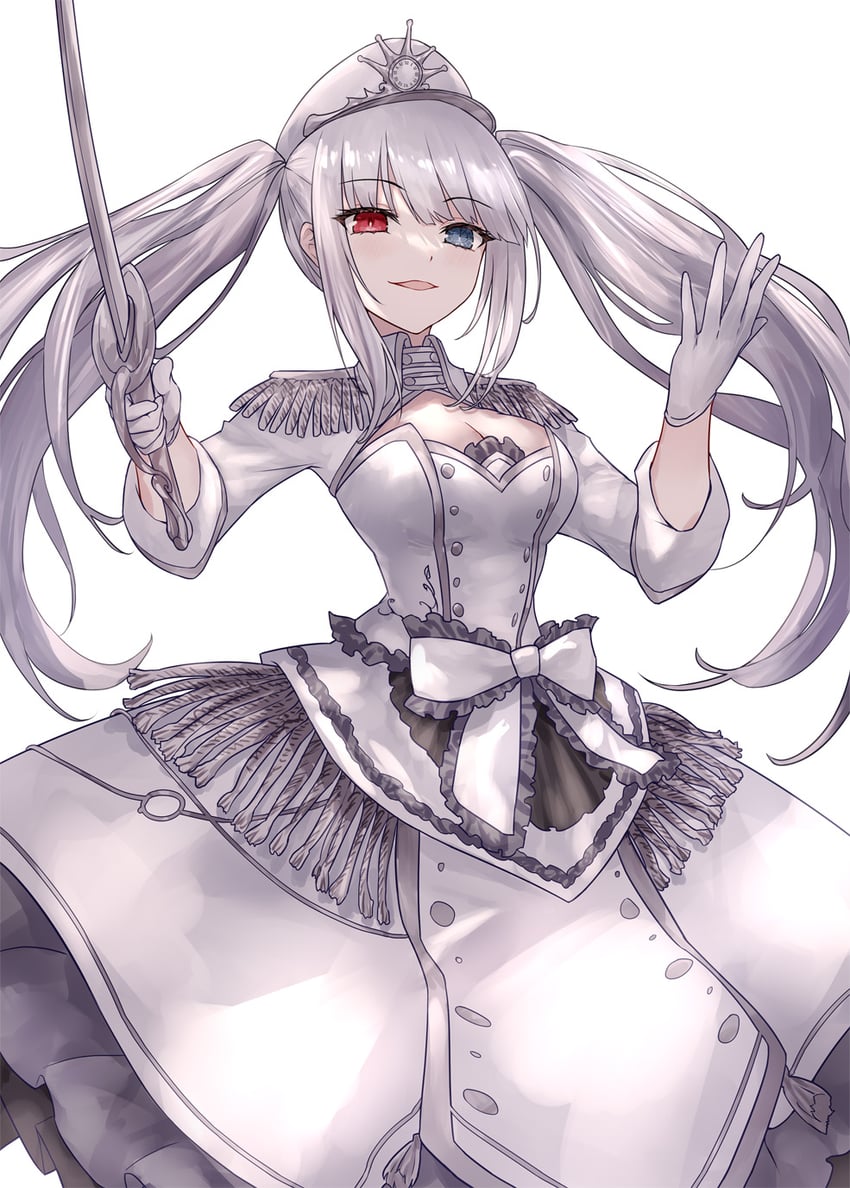 white queen (date a live and 1 more) drawn by asle