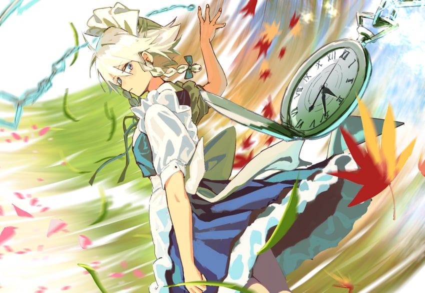 izayoi sakuya (touhou and 1 more) drawn by tuck_(tuck23978434)