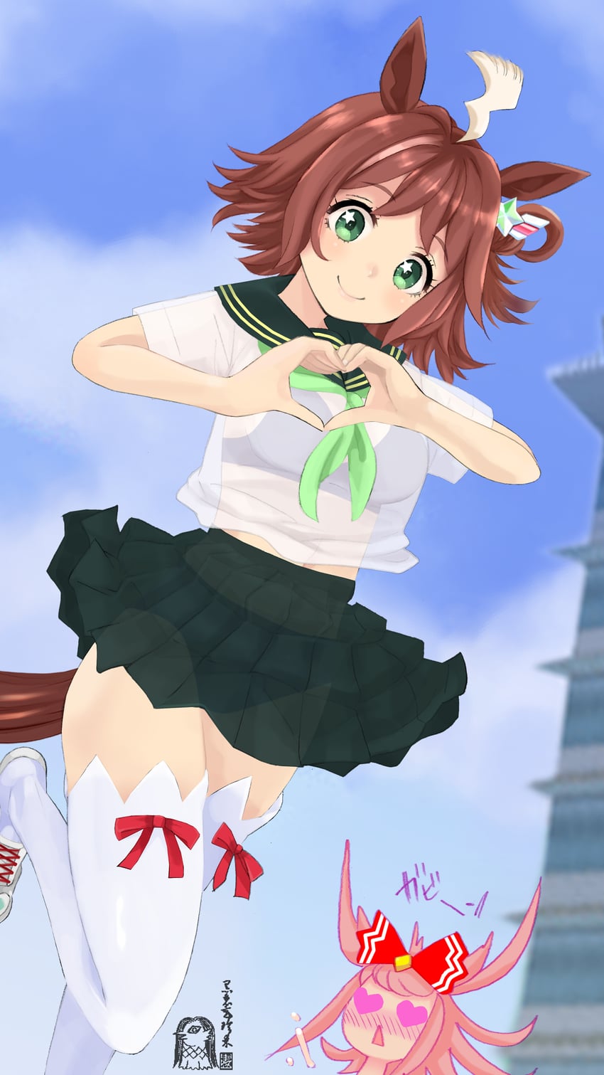 agnes digital and rhein kraft (umamusume) drawn by cloritin