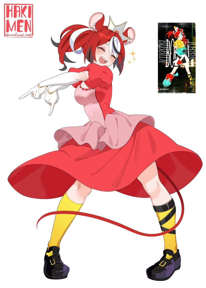 hakos baelz (hololive and 2 more) drawn by hakimen