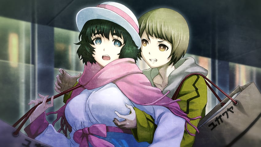 shiina mayuri and nakase katsumi (steins;gate and 1 more) drawn by huke