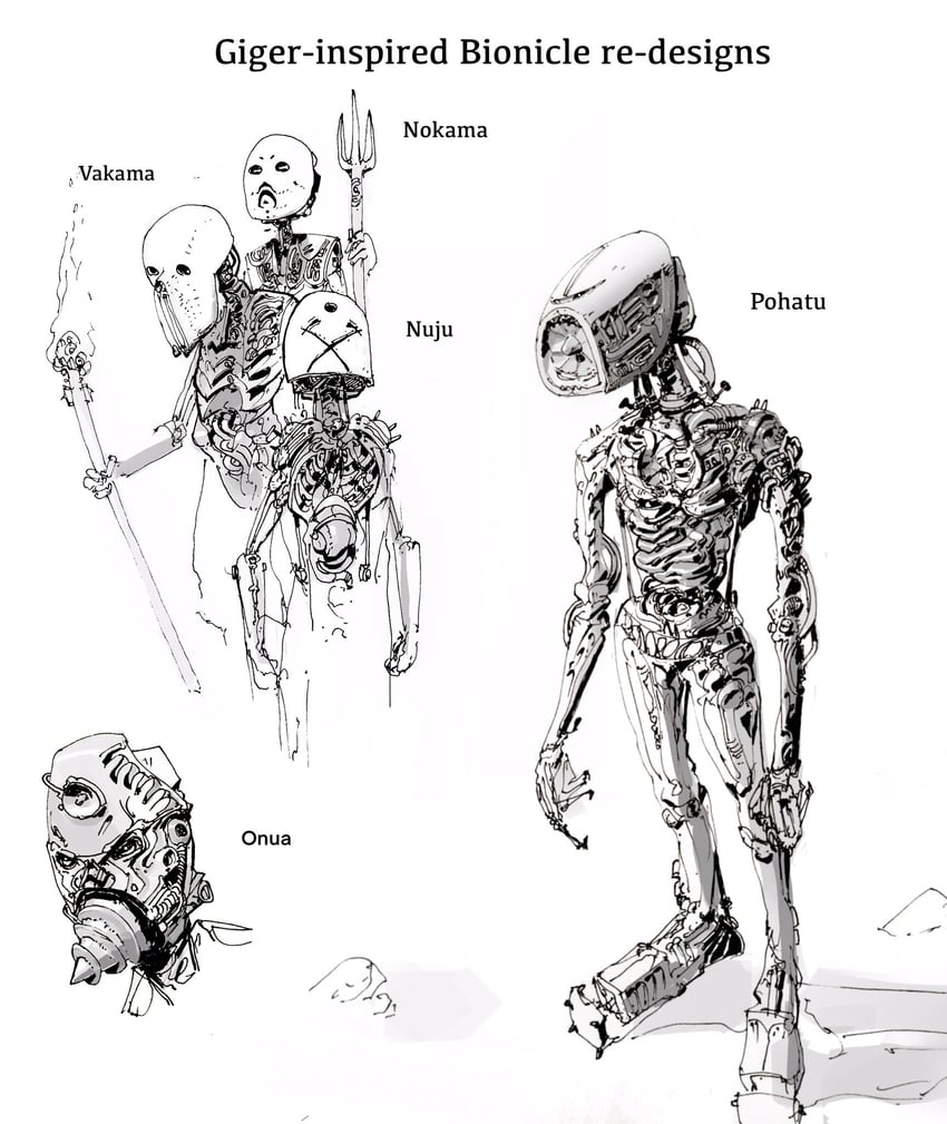 pohatu, onua, vakama, nokama, and nuju (the lego group and 1 more) drawn by mantleheart