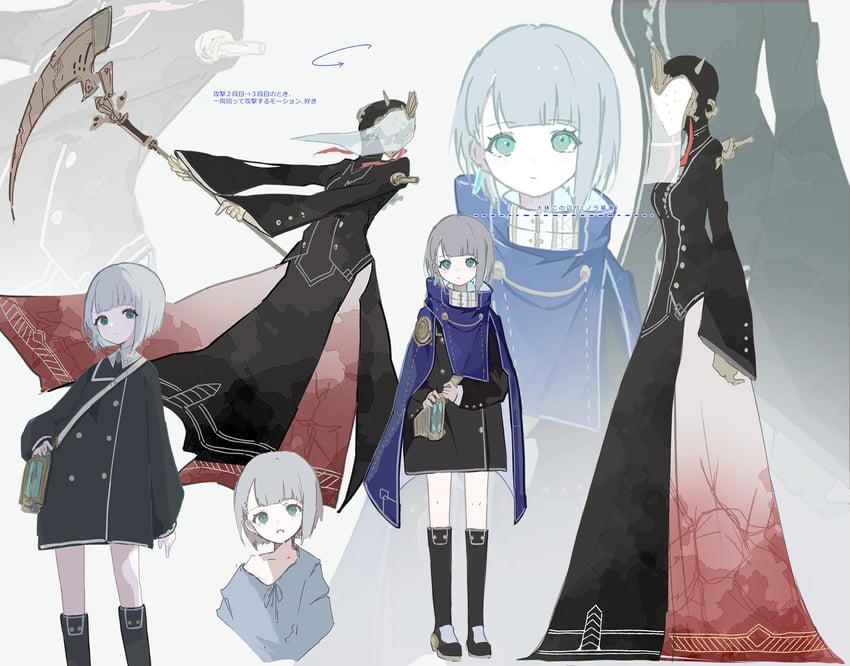 lilac and nola (ender lilies quietus of the knights and 1 more) drawn by kokonama