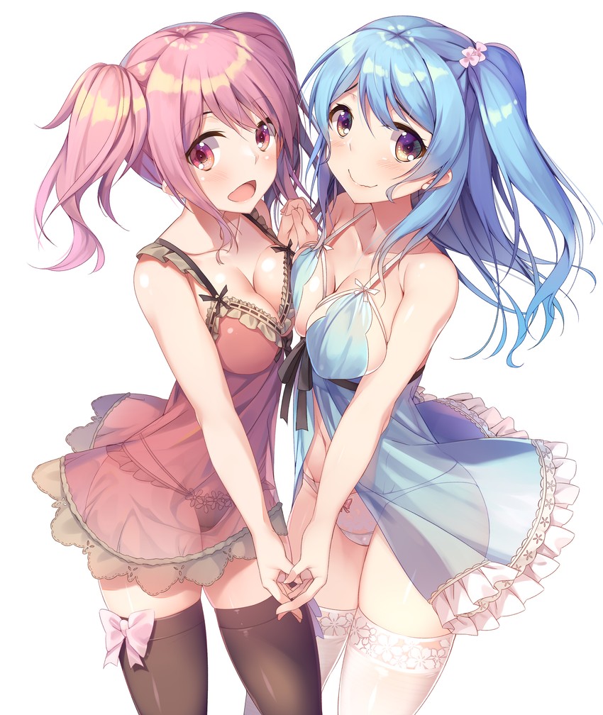 maruyama aya and matsubara kanon (bang dream!) drawn by nasudora