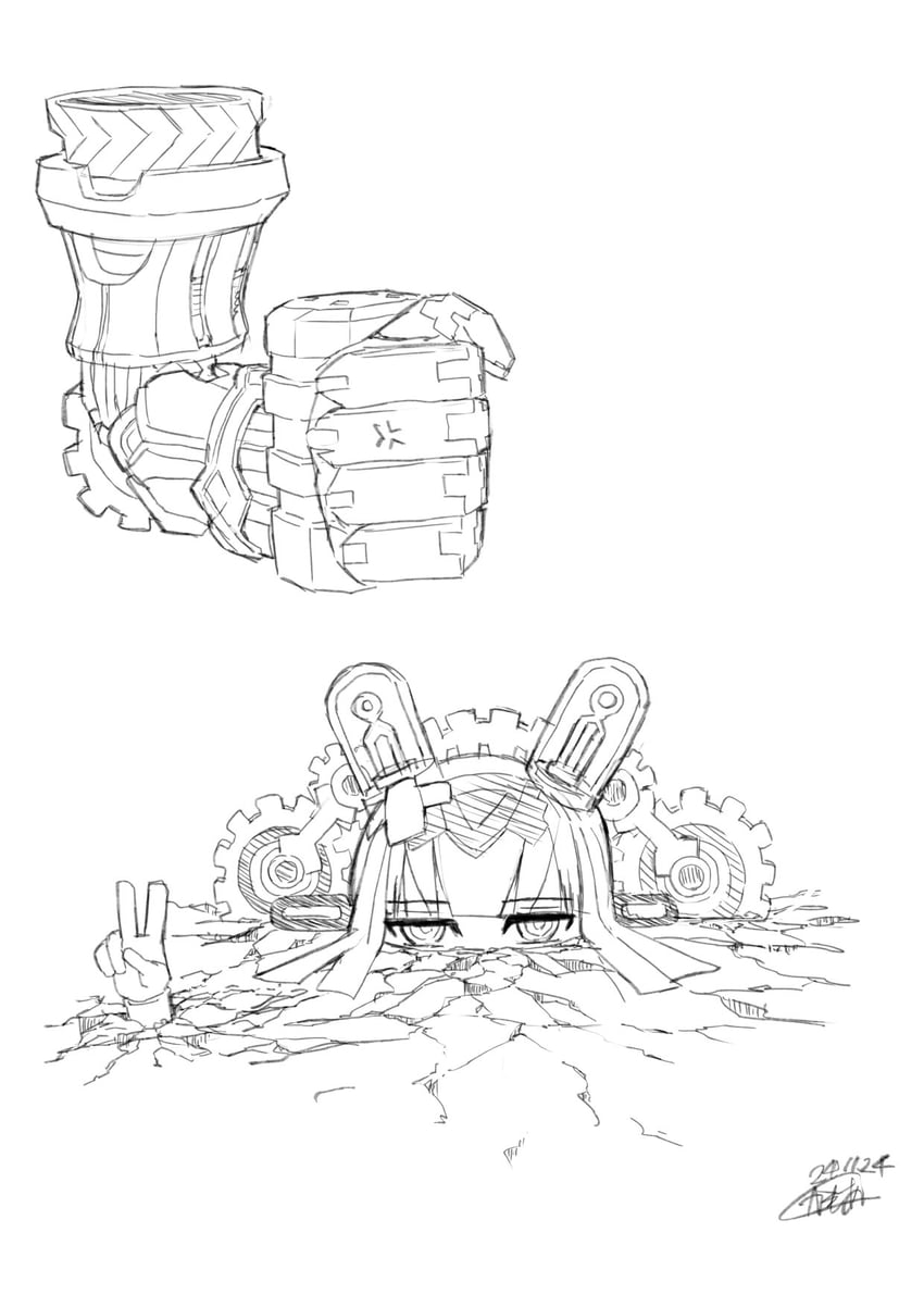 naucrate and daedalus (fate and 1 more) drawn by kamo_ashi