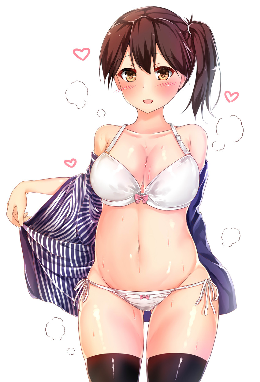 kaga (kantai collection and 1 more) drawn by pikacchi