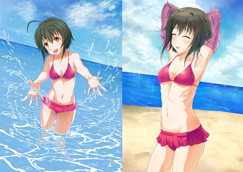 kohinata miho (idolmaster and 1 more) drawn by kenshin_(kenshin3)