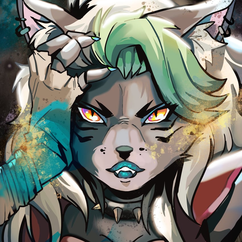 roxanne wolf and kesha rose sebert (five nights at freddy's and 2 more) drawn by spybblez