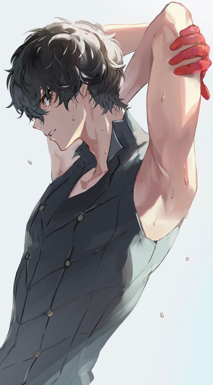 amamiya ren (persona and 1 more) drawn by kra_0056