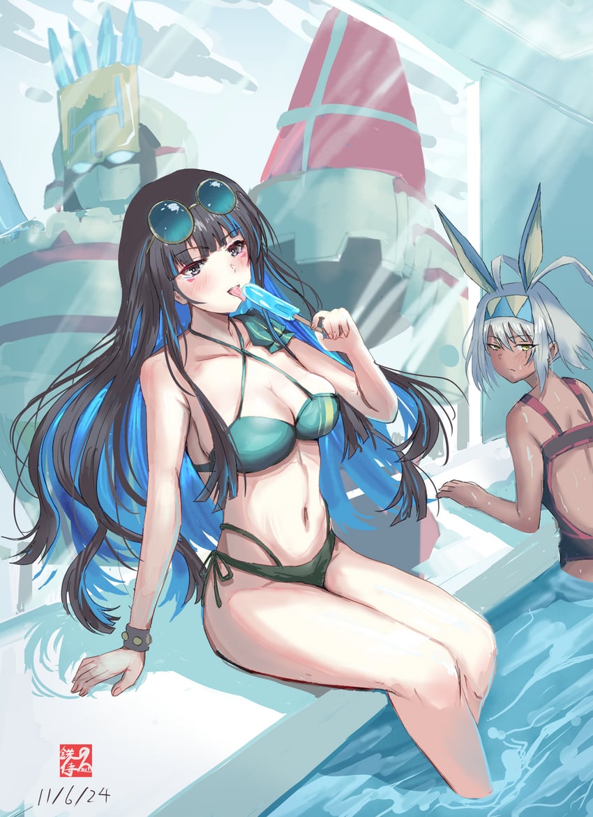 nitocris, nitocris alter, and tenochtitlan (fate and 1 more) drawn by tetsu_no_samurai
