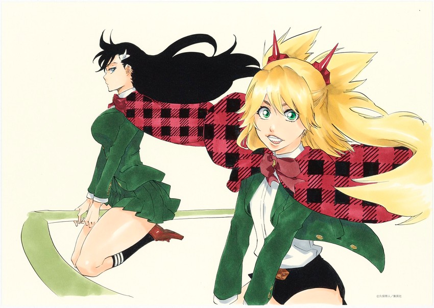 niihashi noel and ninny spangcole (burn the witch) drawn by kubo_tite