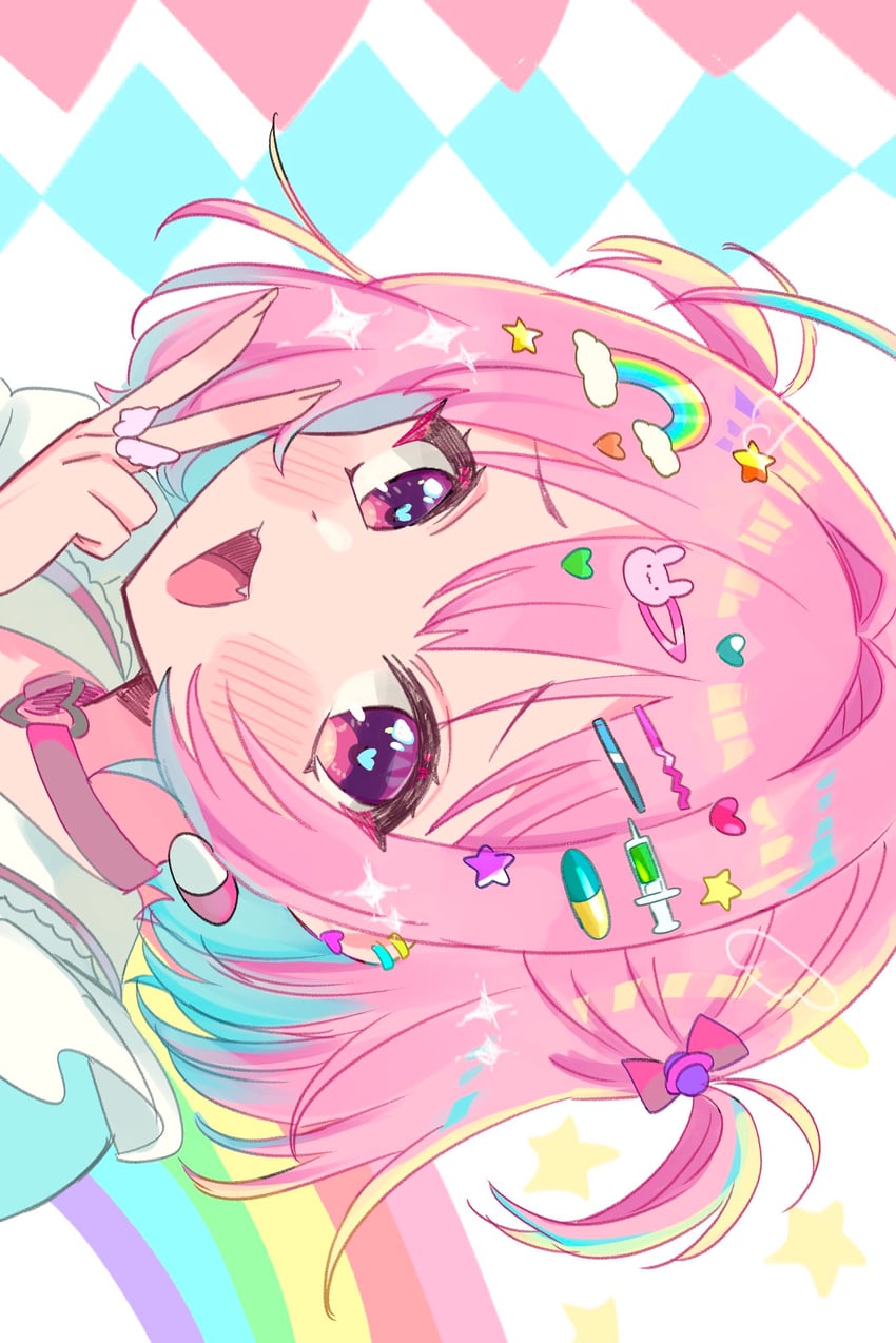 yumemi riamu (idolmaster and 2 more) drawn by sukoyaka_(100hituzi)