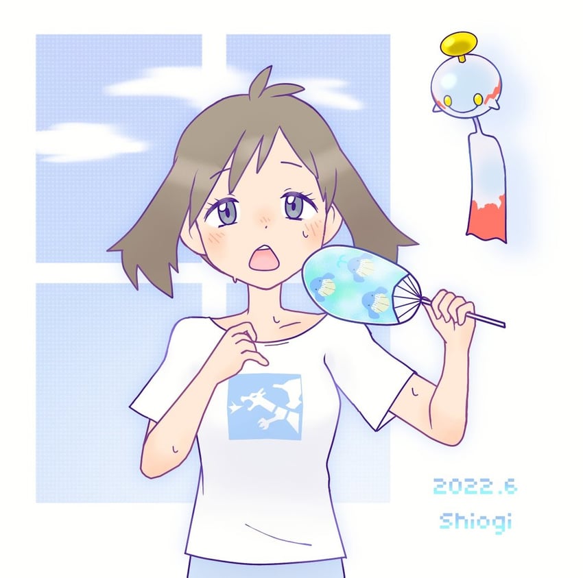 may, charizard, chimecho, and wailmer (pokemon and 1 more) drawn by shiogi_(riza_49)