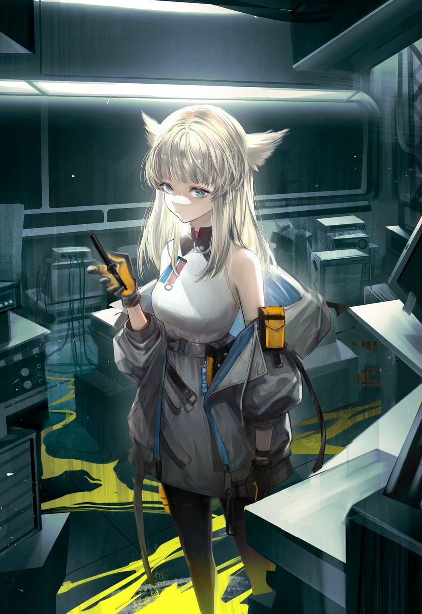 perlica (arknights and 1 more) drawn by hirose_(10011)