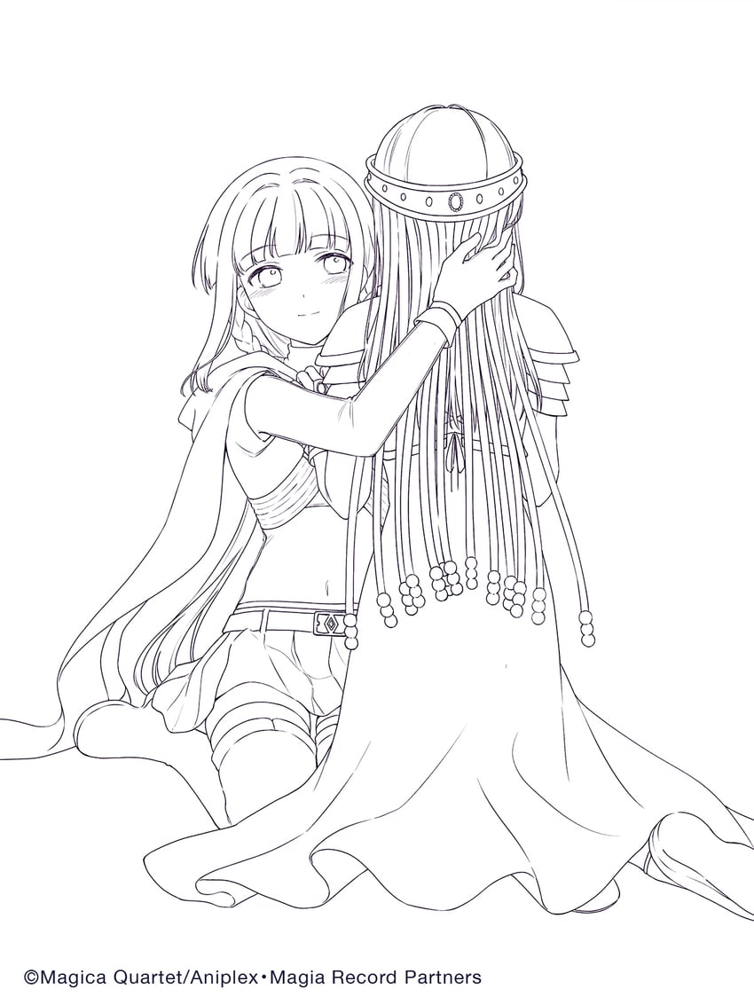 tamaki iroha and nanami yachiyo (mahou shoujo madoka magica and 1 more) drawn by fuji_fujino