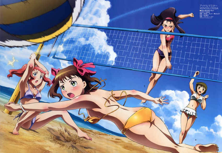 amami haruka, minase iori, hagiwara yukiho, and takatsuki yayoi (idolmaster and 2 more) drawn by imura_manabu