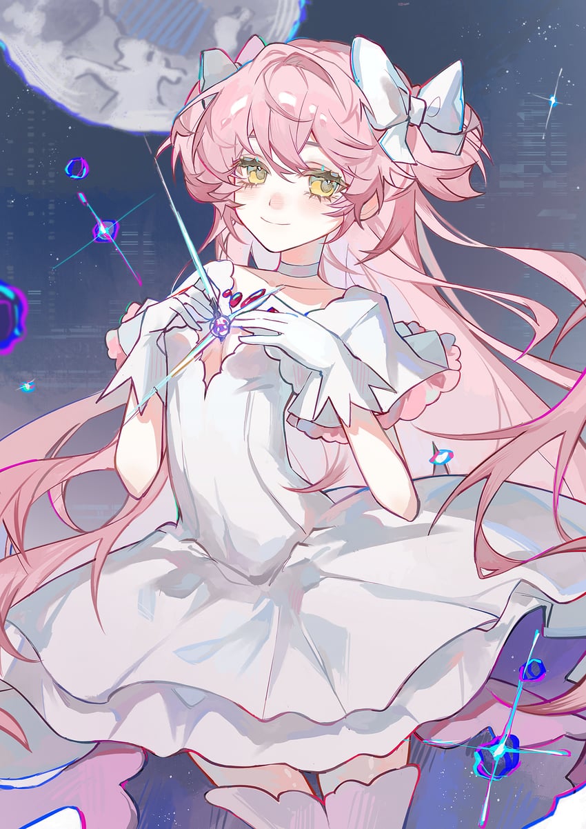 kaname madoka and ultimate madoka (mahou shoujo madoka magica) drawn by maoer549