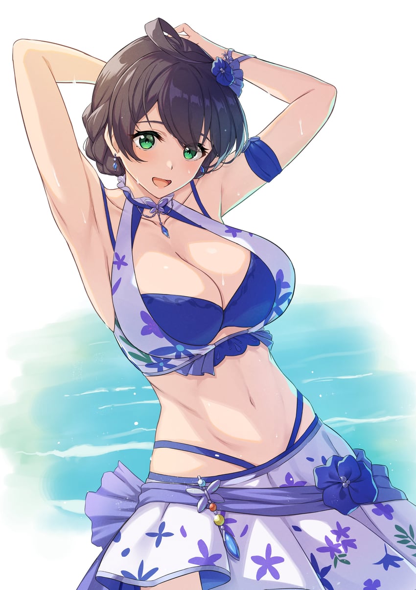 sakuramori kaori (idolmaster and 2 more) drawn by mugenpai