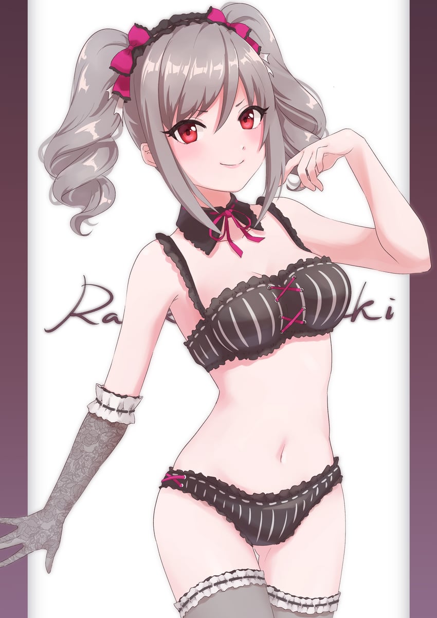 kanzaki ranko (idolmaster and 2 more) drawn by rakkopower