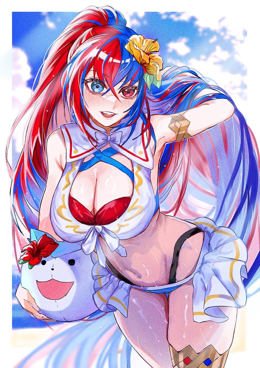 female alear and sommie (fire emblem and 2 more) drawn by akitsu_123