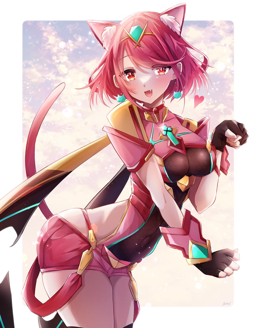 pyra (xenoblade chronicles and 1 more) drawn by amanoru_mozuku